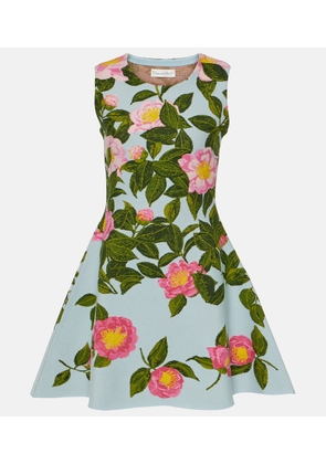 Oscar de la Renta Printed minidress