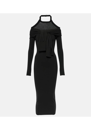 Jacquemus La robe Doble wool-blend midi dress