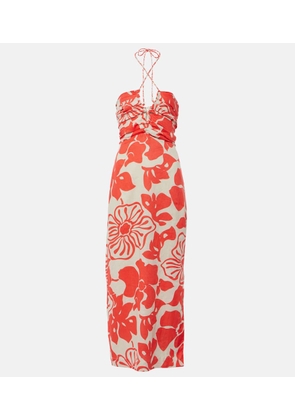 Faithfull Tortugas floral linen maxi dress