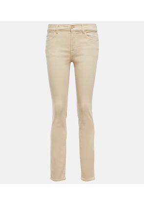 7 For All Mankind Roxanne mid-rise slim jeans