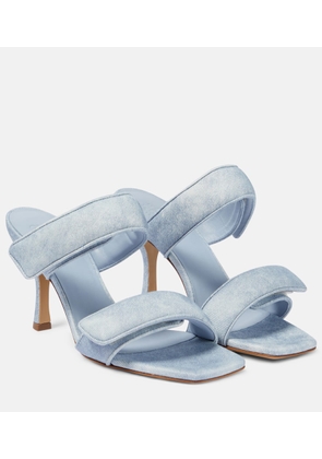 Gia Borghini Perni 03 Uni denim sandals