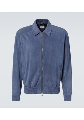 Brunello Cucinelli Suede bomber jacket