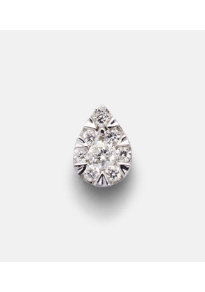 Persee Piercing 18kt white gold single earring with diamonds
