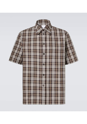 Bottega Veneta Checked cotton shirt