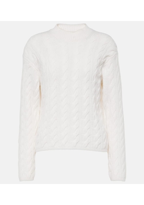 Vince Cable-knit wool-blend sweater