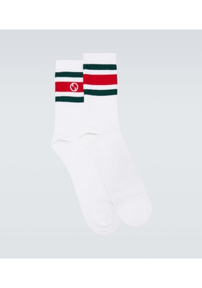 Gucci Web Stripe Interlocking G socks