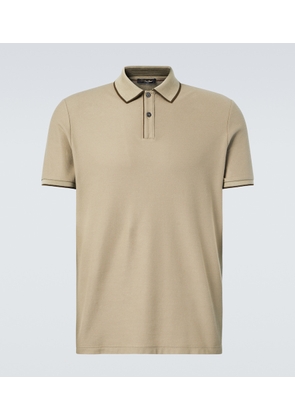Loro Piana Brentwood cotton-blend pique polo shirt