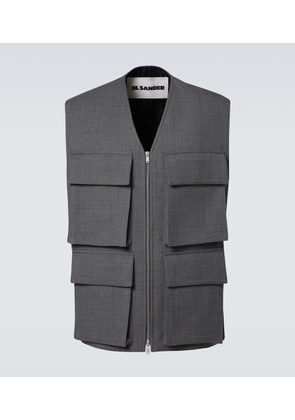 Jil Sander Virgin wool vest