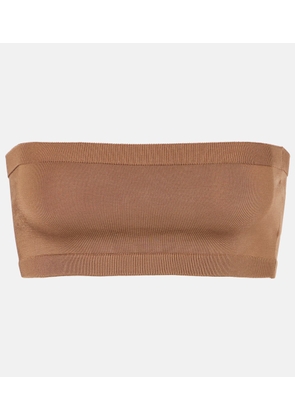 Saint Laurent Jersey bandeau top