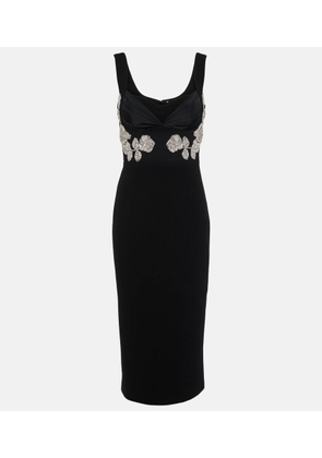 Rebecca Vallance Juliana crystal-embellished midi dress
