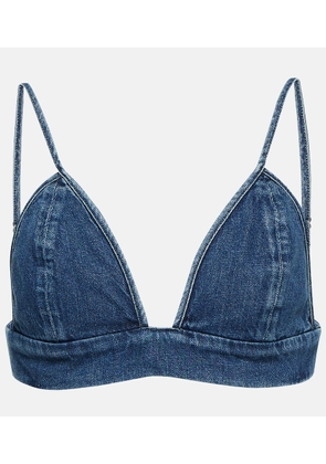 Agolde Denim bralette