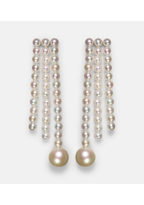 Sophie Bille Brahe La Valse 14kt gold earrings with pearls
