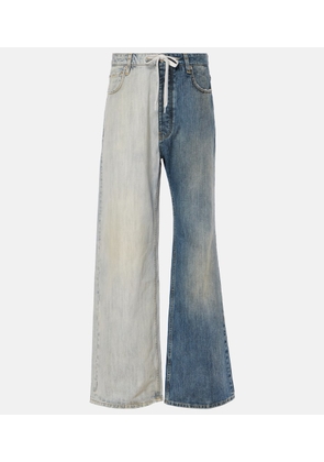 Balenciaga Fifty-Fifty low-rise wide-leg jeans