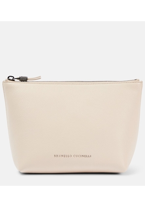Brunello Cucinelli Small leather clutch