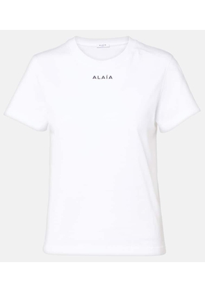 Alaia Printed cotton jersey T-shirt