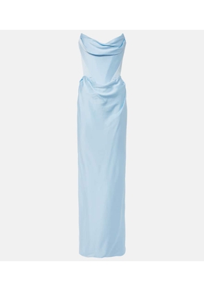 Vivienne Westwood Galaxy strapless satin gown
