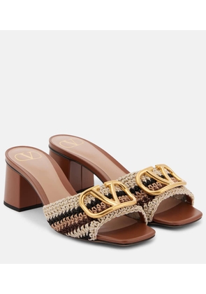 Valentino Garavani VLogo Signature crochet mules