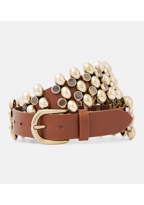 Isabel Marant Varana embellished leather belt