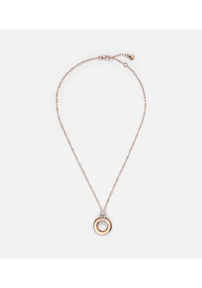 Pomellato Iconica 18kt rose gold pendant necklace with diamonds
