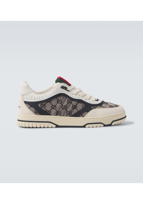 Gucci Gucci Re-Web leather sneakers