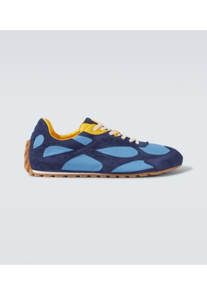 Bottega Veneta Orbit Flash suede-trimmed sneakers