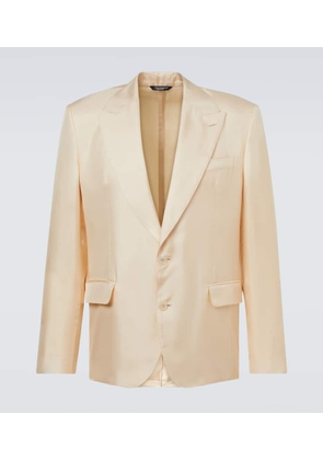 Dolce&Gabbana Sicilia Light silk twill blazer