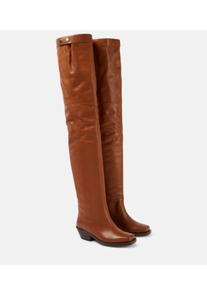Isabel Marant Amati leather over-the-knee boots