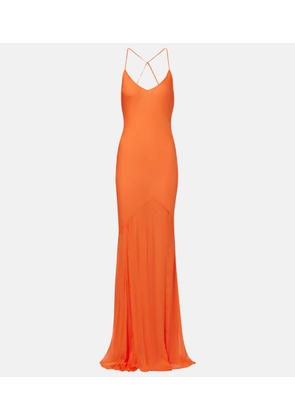 Alexandra Miro Gloria silk chiffon gown