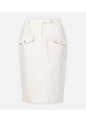 Tom Ford Cotton-blend midi skirt