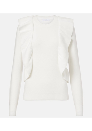 Max Mara Agenzia knitted ruffled top