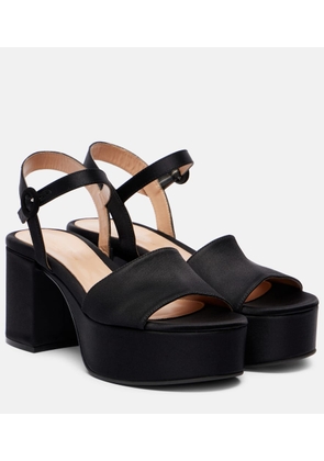 Gianvito Rossi Carol 35 satin platform sandals