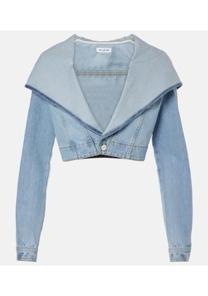 Alaia Cropped denim jacket