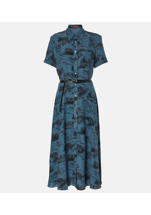 Altuzarra Kiera printed silk midi dress