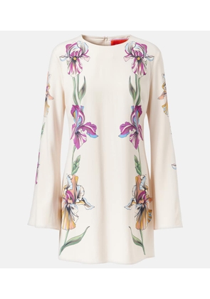 La DoubleJ Supremes Swing floral jersey minidress