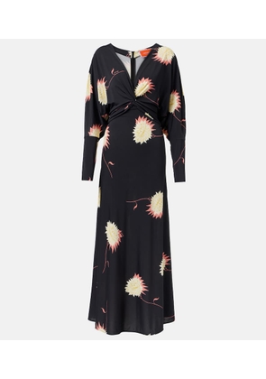 La DoubleJ XX floral jersey maxi dress