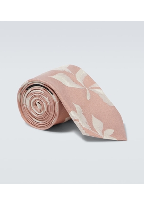 Dries Van Noten Printed silk tie