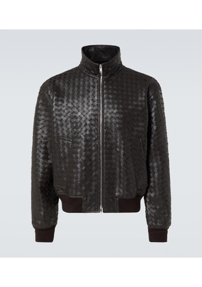 Bottega Veneta Intrecciato leather blouson