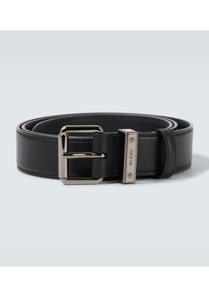 Gucci GG Emblem leather belt