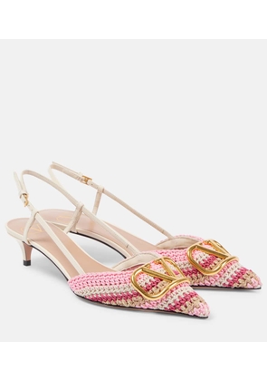 Valentino Garavani VLogo Signature 40 slingback pumps