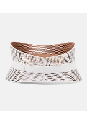 Alaia Neo Bustier leather belt
