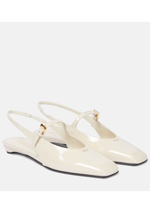 Prada Patent leather slingback flats