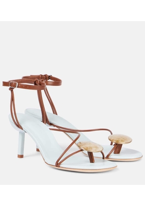 Christopher Esber Doma 70 embellished leather sandals