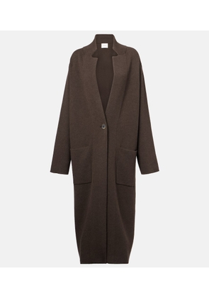 Lisa Yang Amie single-breasted cashmere coat
