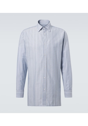 Maison Margiela Striped cotton poplin shirt