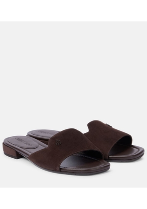 Jimmy Choo Dina suede mules