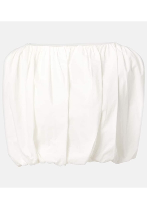 Adriana Degreas Inamorata cotton-blend crop top