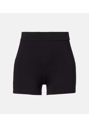 Wardrobe.NYC High-rise jersey shorts