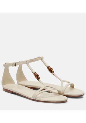Gucci Bamboo leather sandals