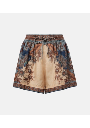 Zimmermann Paisley silk shorts