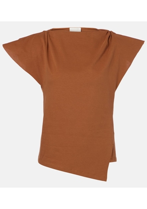 Isabel Marant Sebani asymmetric cotton T-shirt